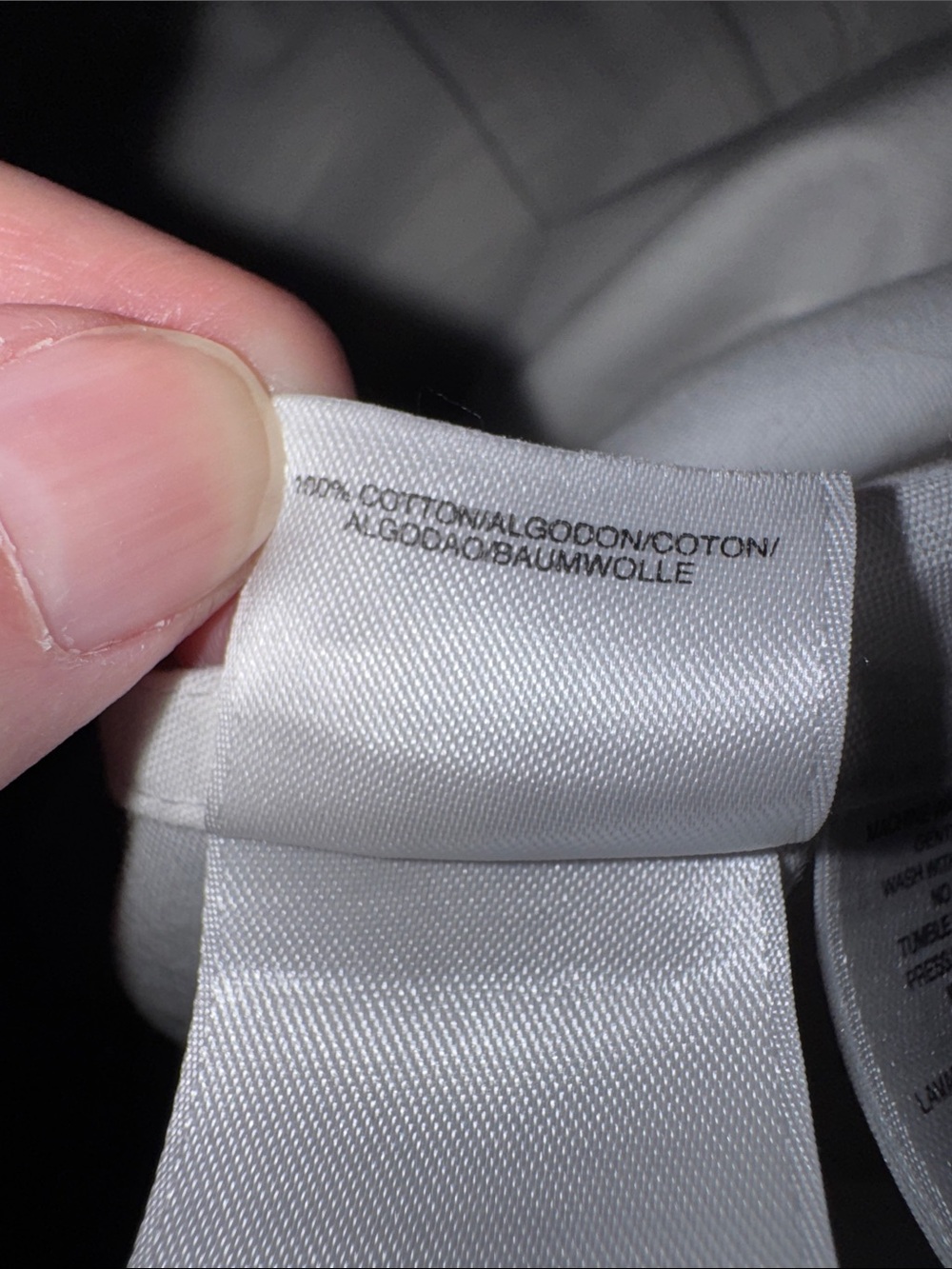 Jones New York White Tailored Button-Up Blouse - Picture 5 of 5